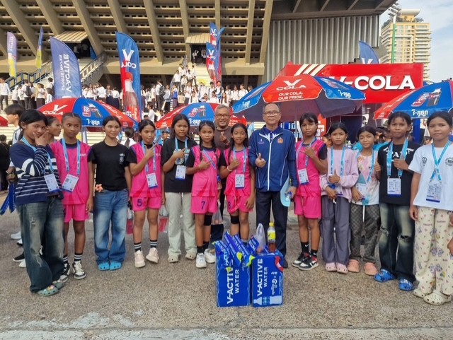 Ta Pen en demi finale du championnat interscolaire de basket au Cambodge !
